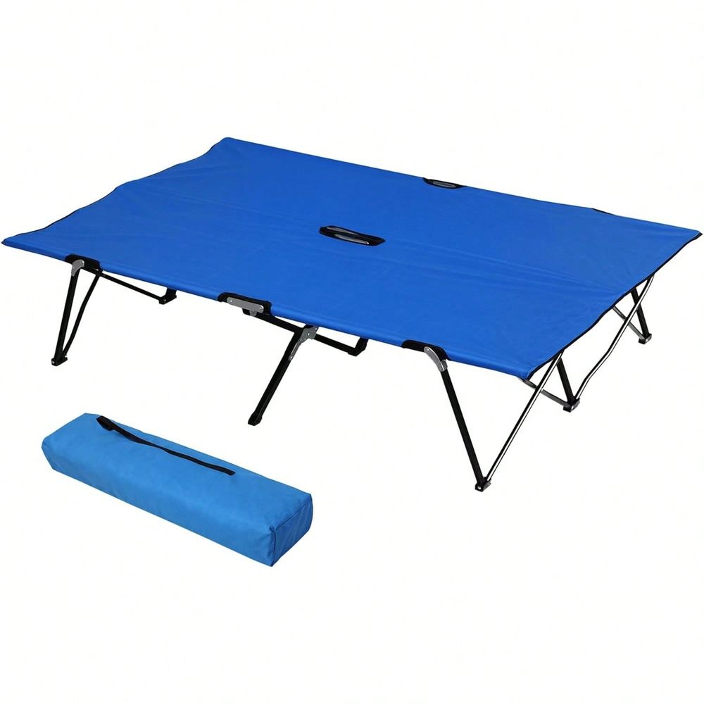 Outdoor Camping Sleeping Bag - 2 Person Folding Camping Cot For