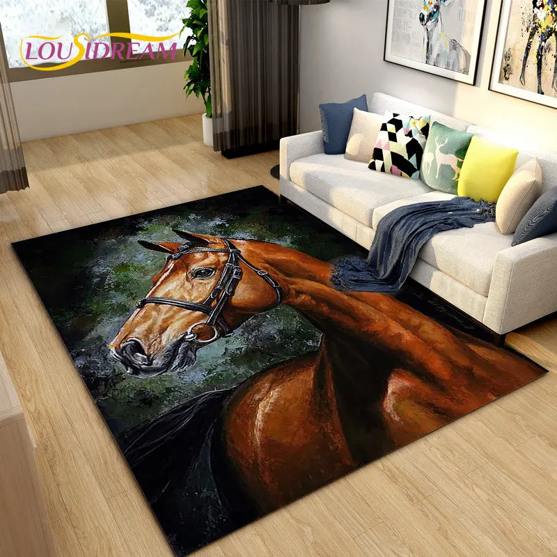 3D Light Luxury Modern Horse A - Outdoor Camping Mats Large ulasan dan harga