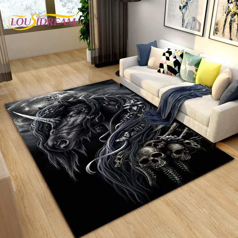 3D Light Luxury Modern Horse A - Outdoor Camping Mats Large ulasan dan harga