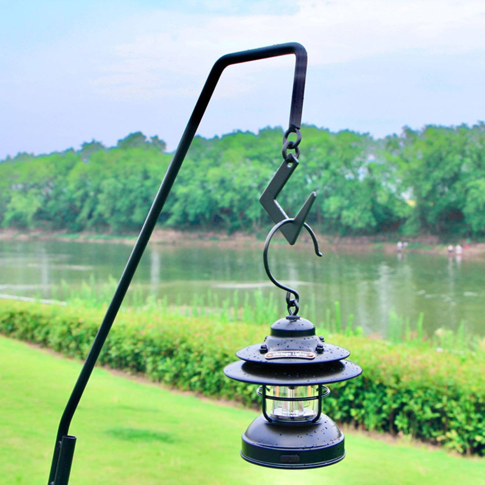 Camping Lantern Stand Detachab - Outdoor Camping Kitchen ulasan dan harga