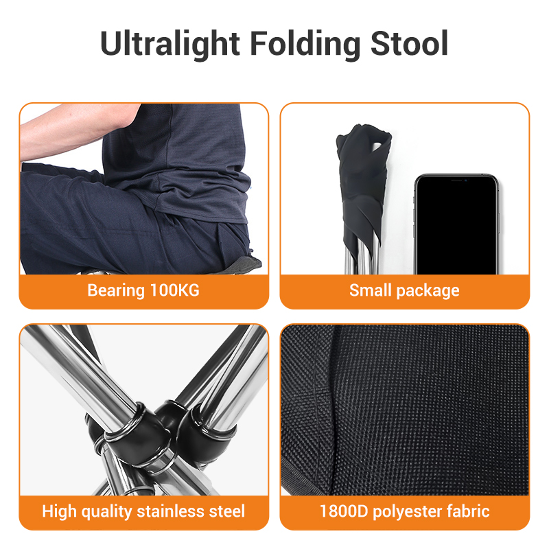 WESTTUNE Portable Folding Stoo - Outdoor Camping Hammock Chair ulasan dan harga