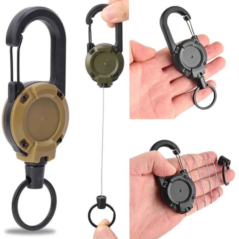 Outdoor Retractable Keychain H - Outdoor Camping Logo ulasan dan harga