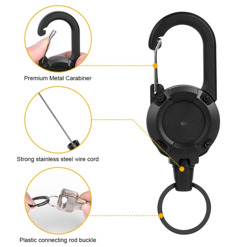 Outdoor Retractable Keychain H - Outdoor Camping Logo ulasan dan harga