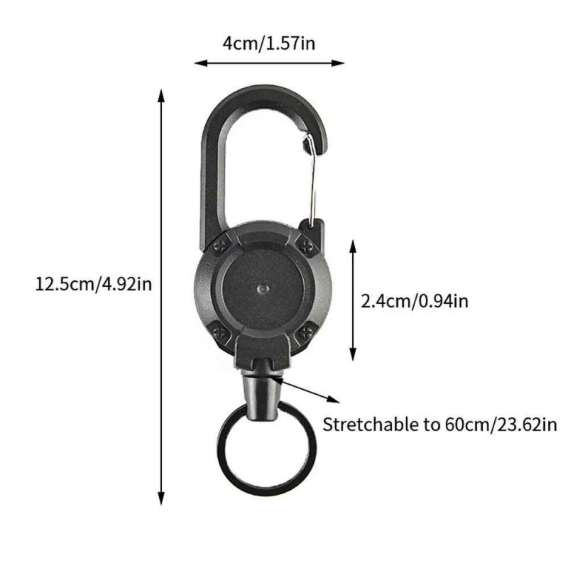 Outdoor Retractable Keychain H - Outdoor Camping Logo ulasan dan harga
