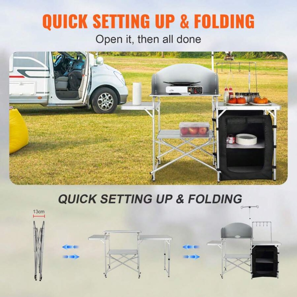 Folding Outdoor Camping Kitche - Outdoor Camping Kitchen Setup ulasan dan harga
