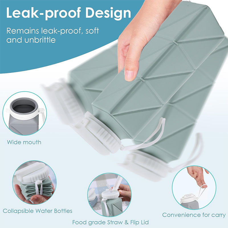 620ml Collapsible Water Bottle - Outdoor Camping Water Tank ulasan dan harga