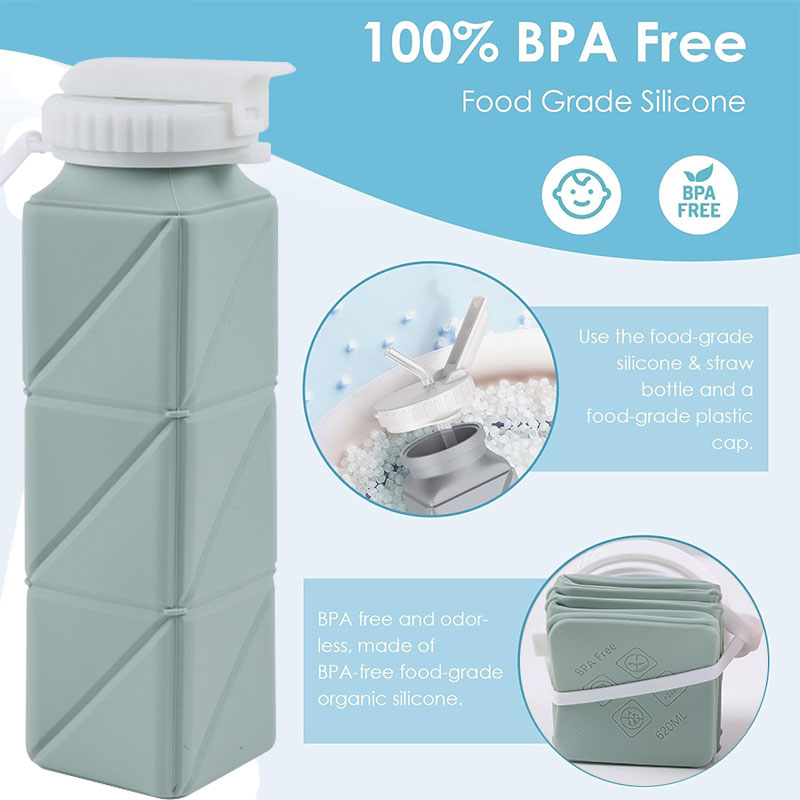 620ml Collapsible Water Bottle - Outdoor Camping Water Tank ulasan dan harga