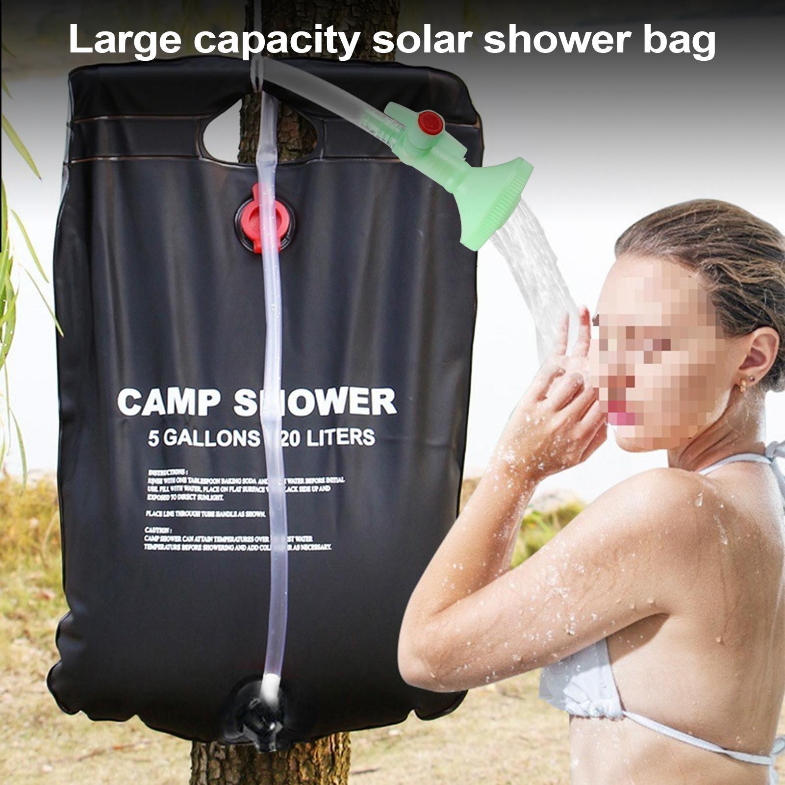 Outdoor Shower Bag Camping Wat - Outdoor Camping Hot Water Shower ulasan dan harga