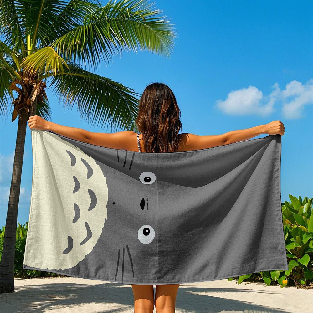 1pc T-Totoro Quick Drying Bath - Camp Towel Microfiber ulasan dan harga