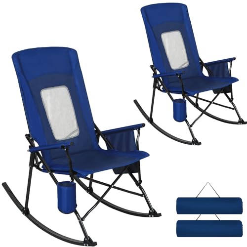 2 Pack Folding Rocking Camping - Outdoor Camping Rocker ulasan dan harga
