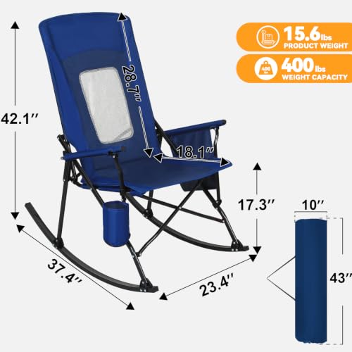 2 Pack Folding Rocking Camping - Outdoor Camping Rocker ulasan dan harga