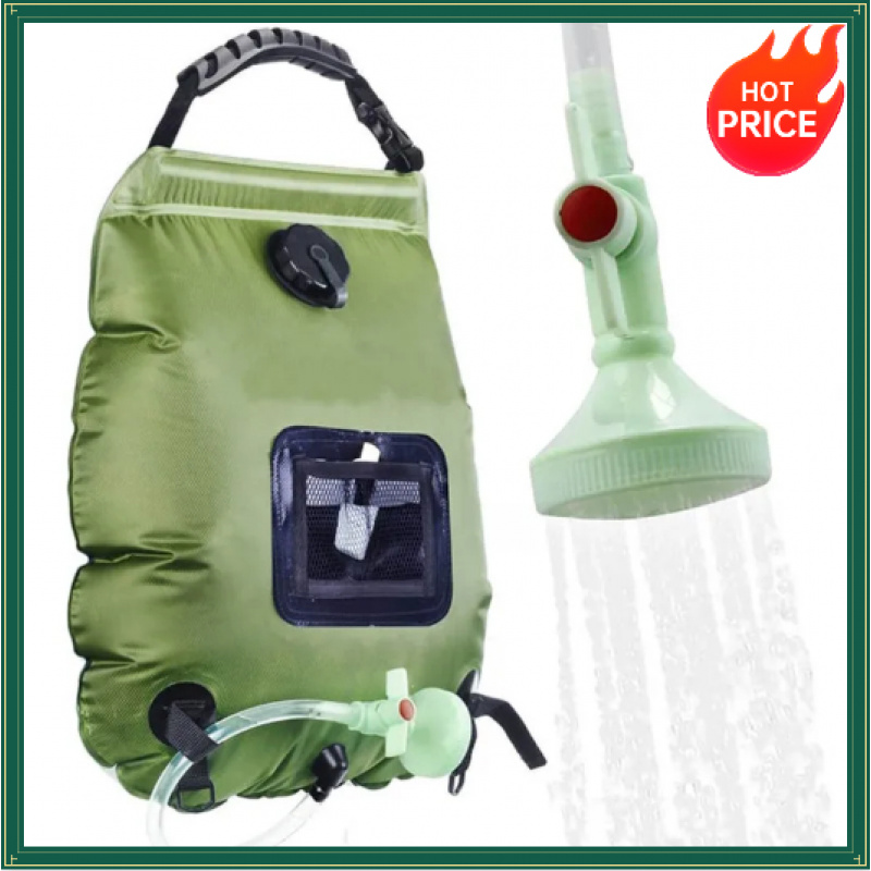 Solar Shower Bag 20L Outdoor S - Outdoor Camping Hot Water Shower ulasan dan harga