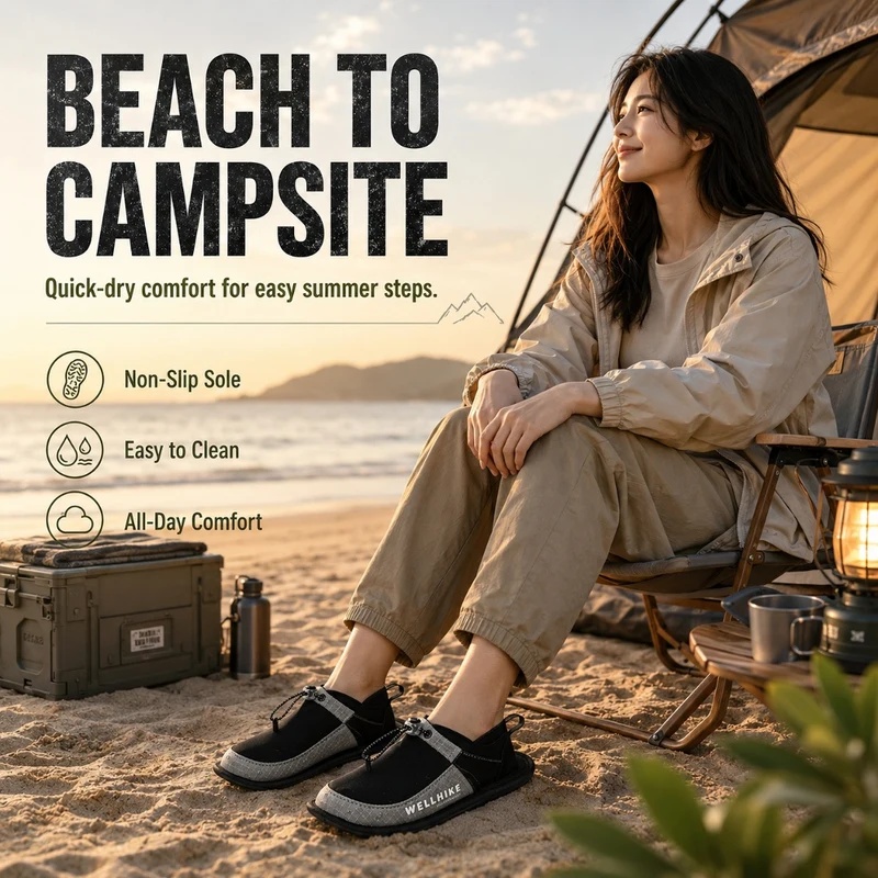 Quick Dry Camping Slippers Wad - Outdoor Camping Items ulasan dan harga