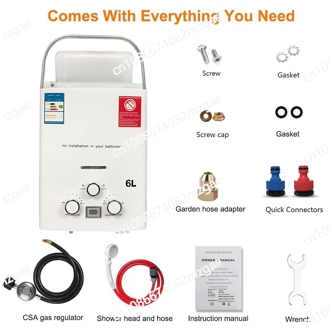 New Tankless Water Heater Outd - Outdoor Camping Hot Water Shower ulasan dan harga