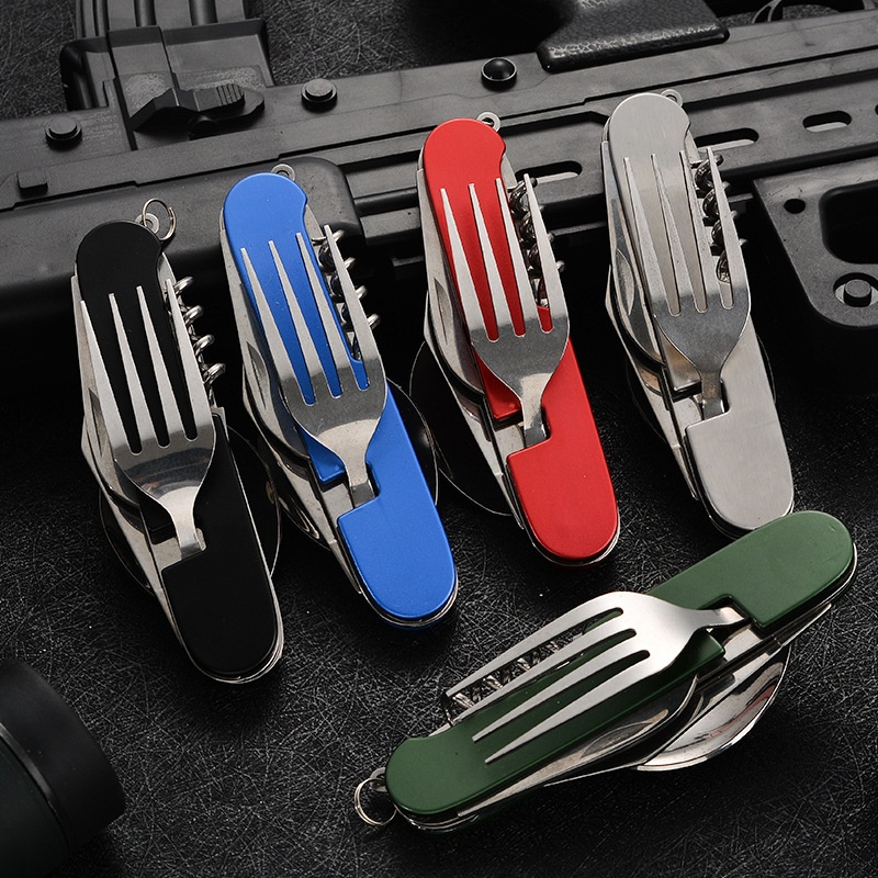 4 in 1 Folding Tableware Detac - Outdoor Camping Essentials ulasan dan harga