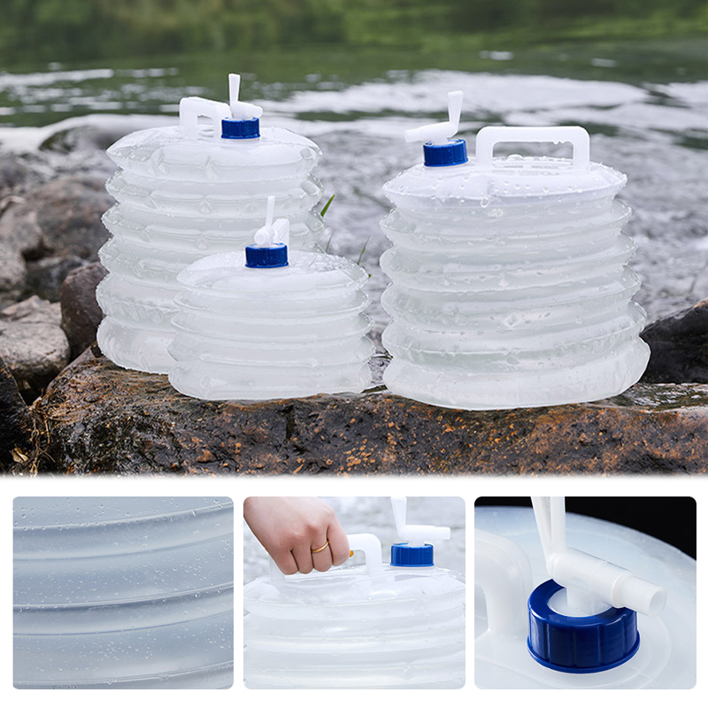 SEAMETAL 5L-15L Car Collapsibl - Outdoor Camping Water Tank ulasan dan harga
