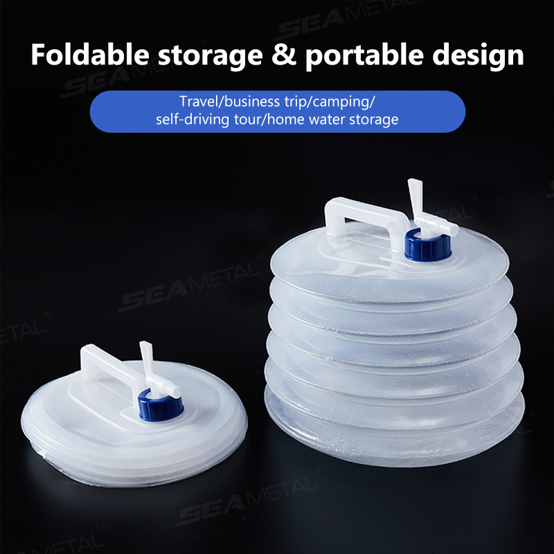 SEAMETAL 5L-15L Car Collapsibl - Outdoor Camping Water Tank ulasan dan harga