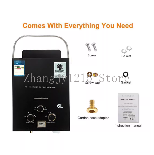 Propane LPG  Gas Tankless Wate - Outdoor Camping Hot Water Shower ulasan dan harga