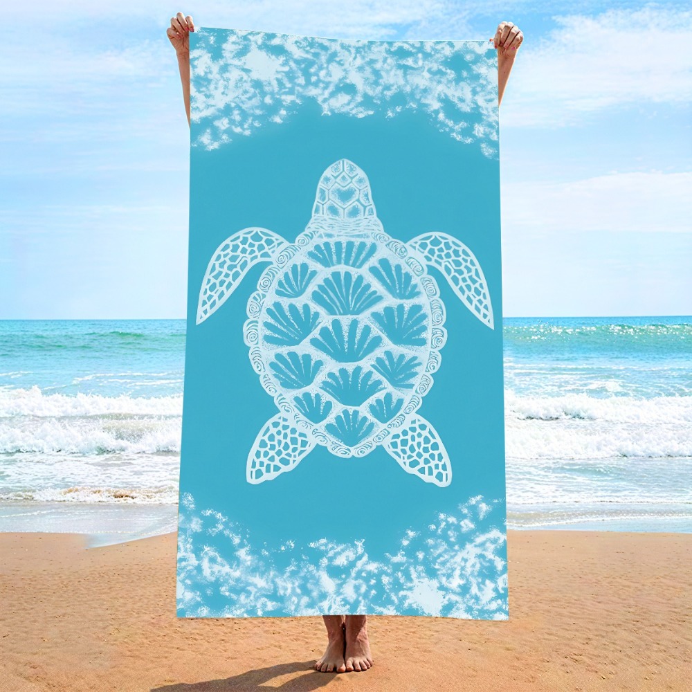 27.5x55inch Blue Ocean Jellyfi - Camp Towel Microfiber ulasan dan harga