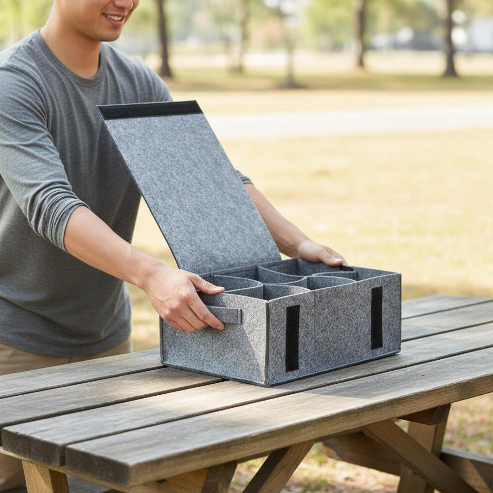 Household Felt Storage Pouch P - Outdoor Camping Kitchen ulasan dan harga