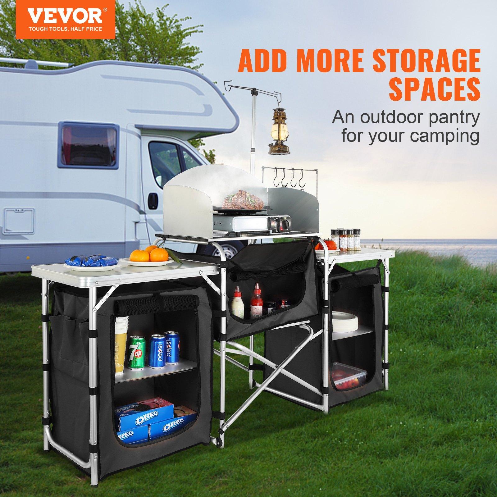 【Father's Day Gifts】VEVOR Fold - Outdoor Camping Kitchen Setup ulasan dan harga
