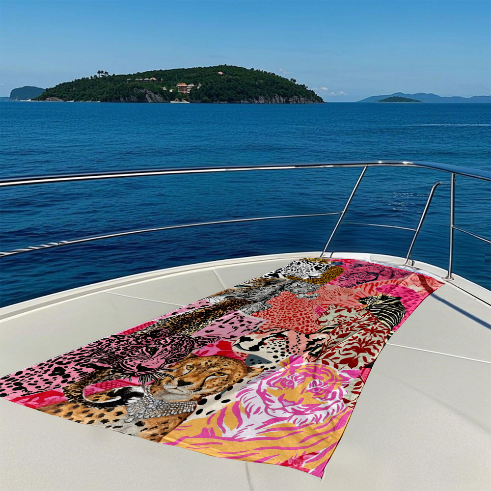 Pink Feline Collage Quick Dryi - Camp Towel Microfiber ulasan dan harga