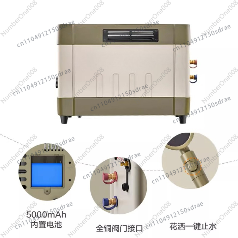 Outdoor Constant Temperature W - Outdoor Camping Hot Water Shower ulasan dan harga