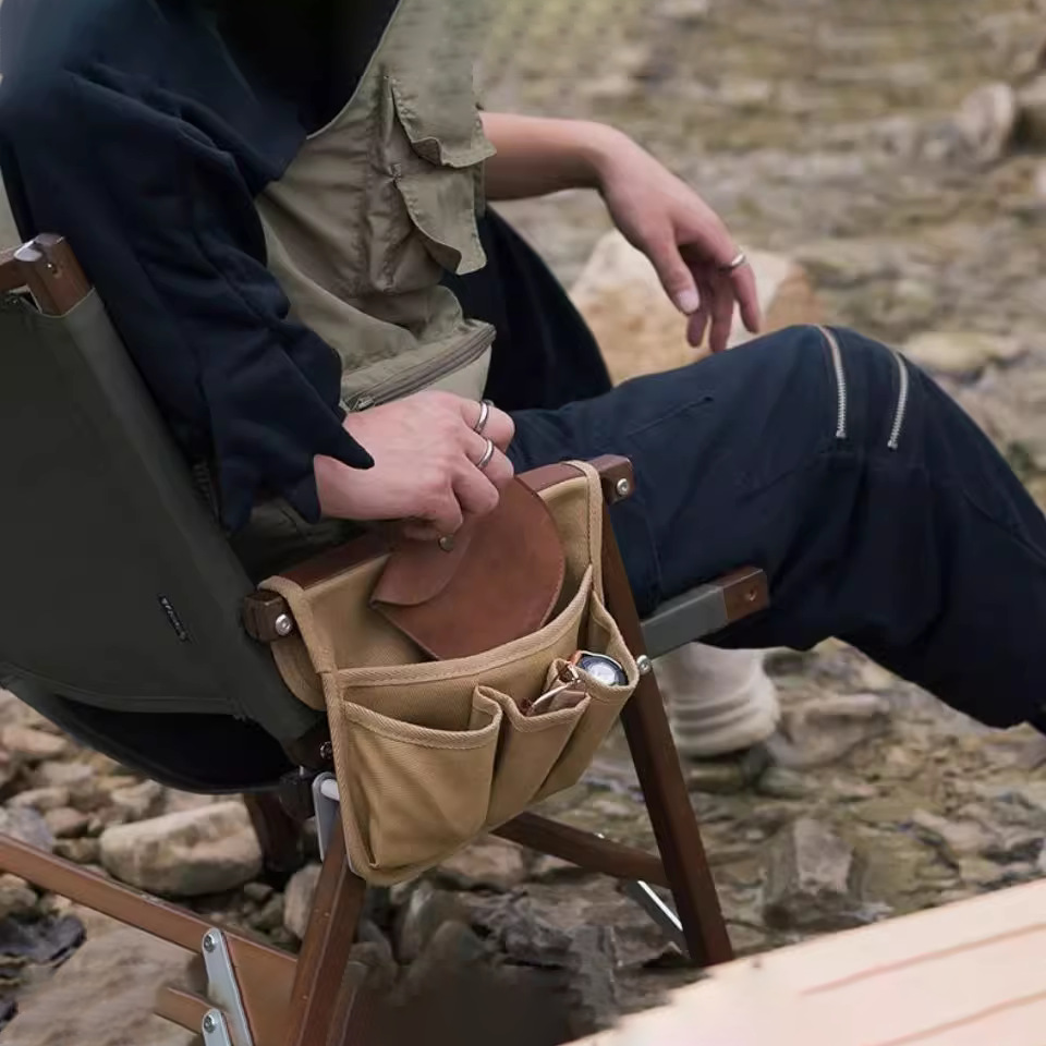 1×Camping Chair Armrest Storag - Outdoor Camping Hammock Chair ulasan dan harga