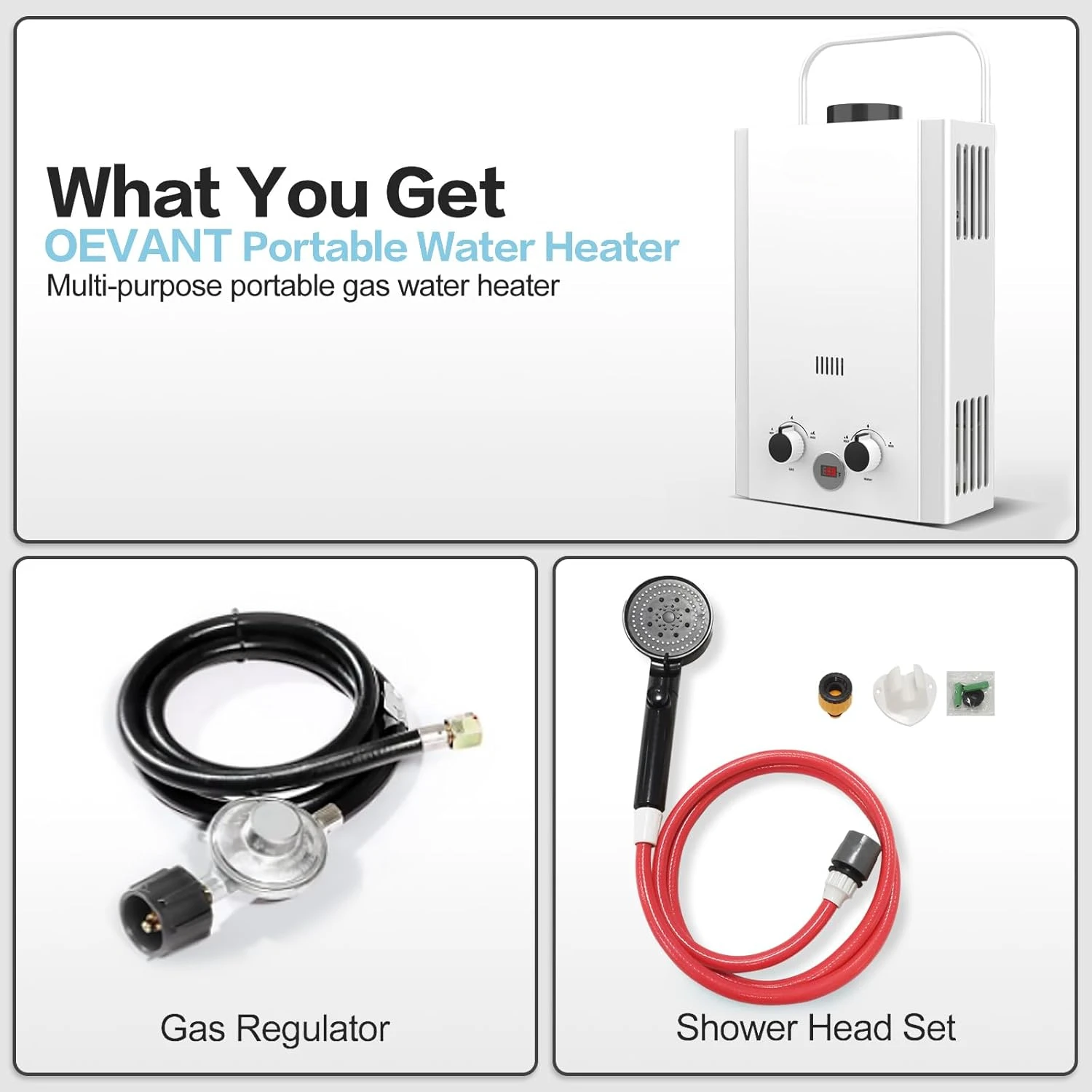 Propane Tankless Water Heater  - Outdoor Camping Hot Water Shower ulasan dan harga