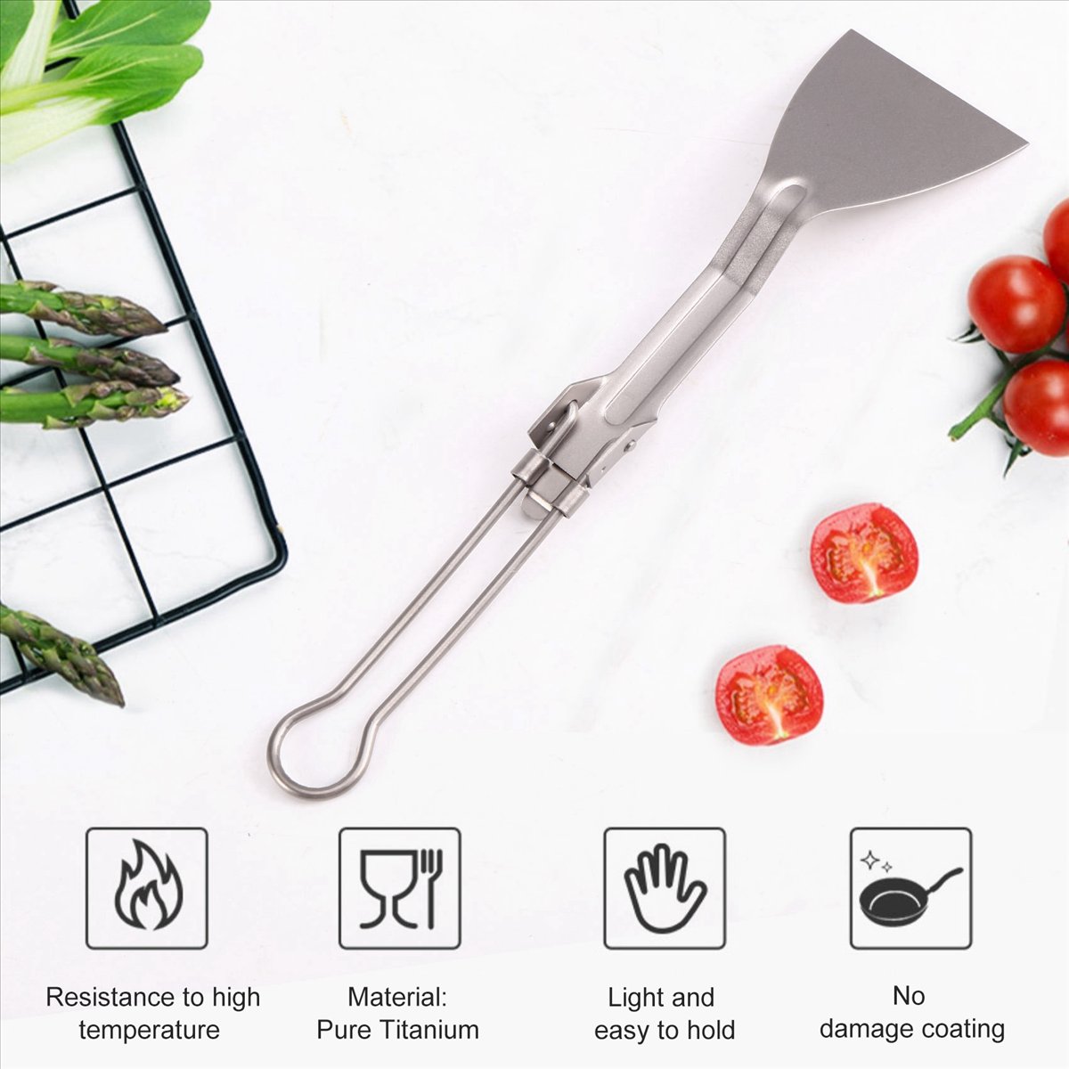 ABST Camping Tableware Titaniu - Outdoor Camping Kitchen ulasan dan harga