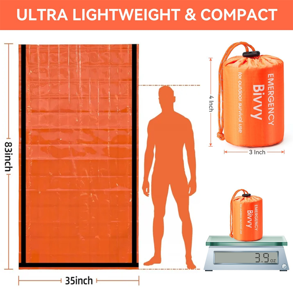 Emergency Sleeping Bag Surviva - Outdoor Camping Sleeping Bag ulasan dan harga