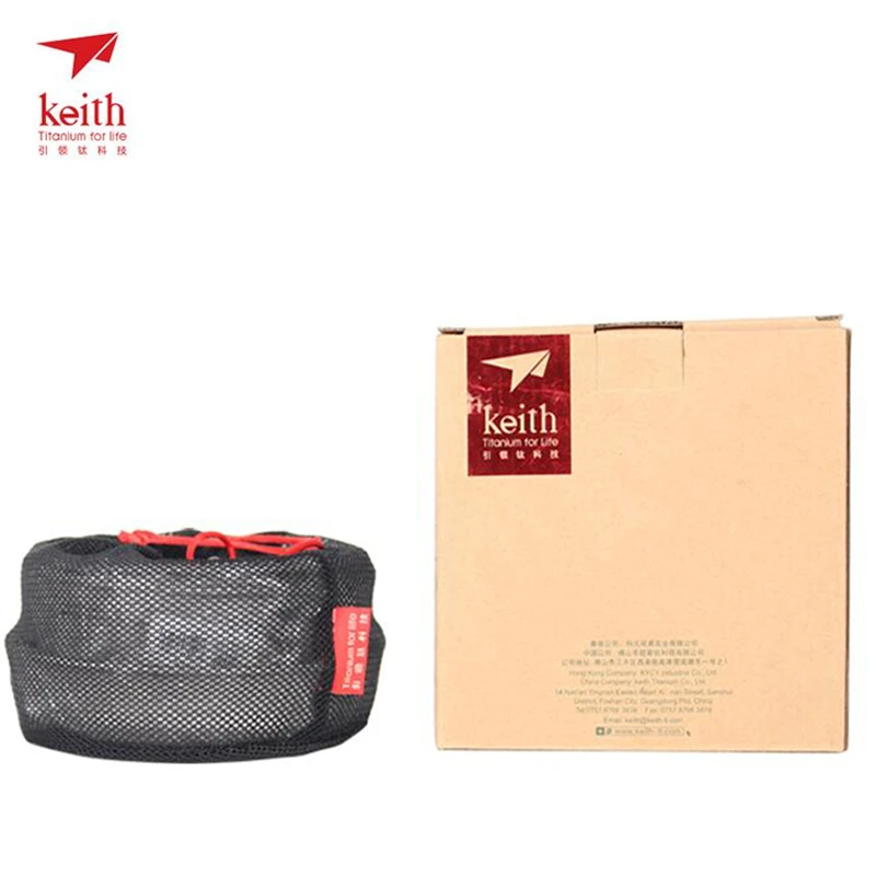 Keith 3PCS Titanium Cookware P - Outdoor Camping Essentials ulasan dan harga