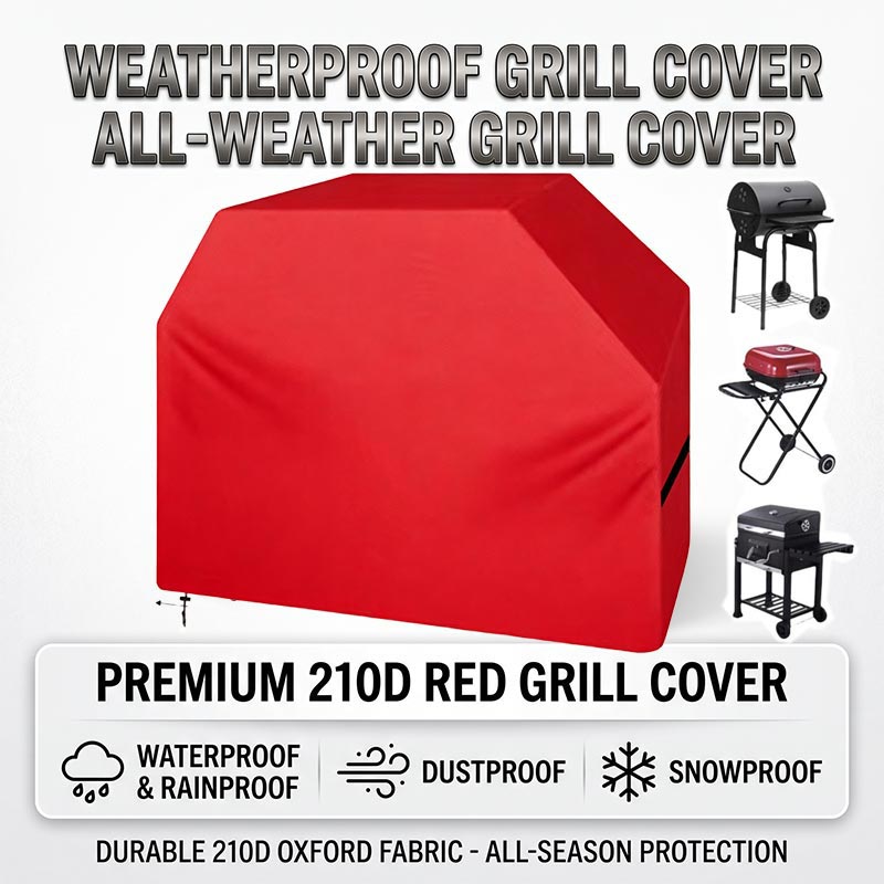 210D BBQ Cover Dustproof Water - Outdoor Camping Grill ulasan dan harga