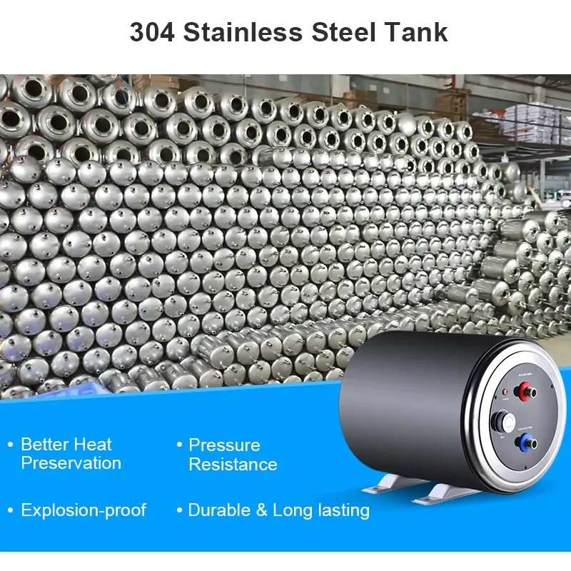 304 Stainless Steel Electric W - Outdoor Camping Hot Water Shower ulasan dan harga