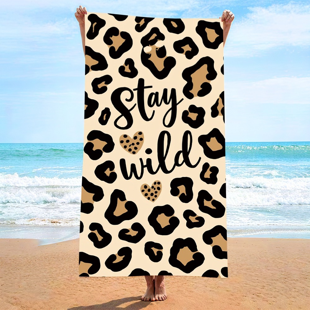 Leopard Print Printing Quick-d - Camp Towel Microfiber ulasan dan harga