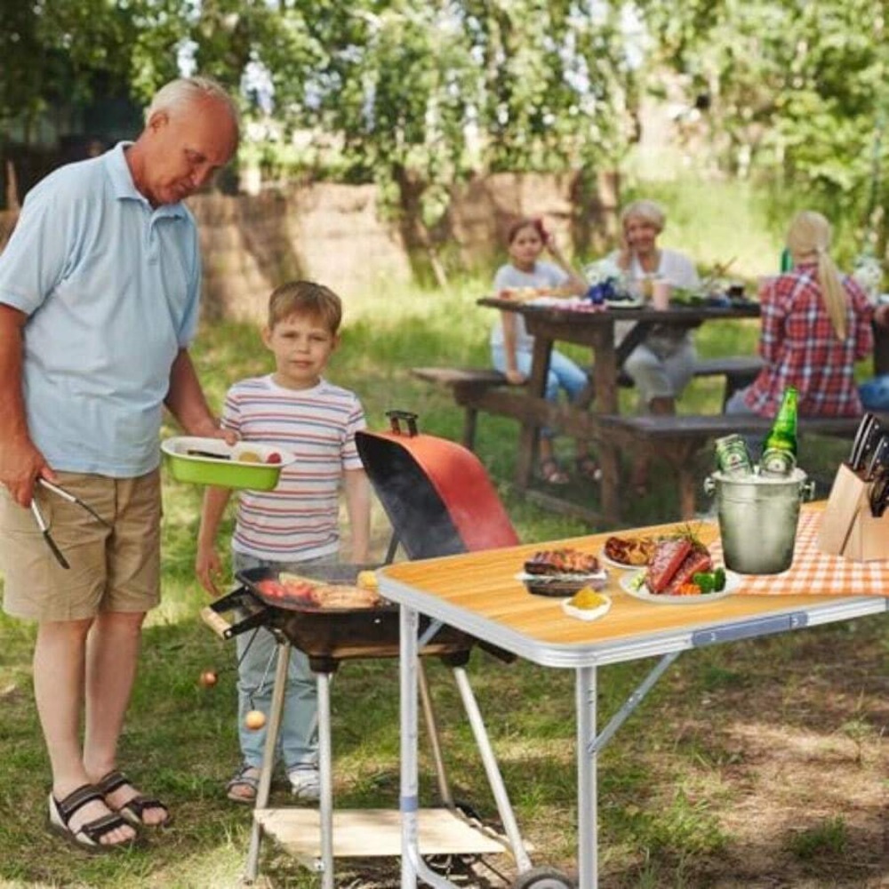 Folding Portable Camping Table - Outdoor Camping Kitchen Setup ulasan dan harga