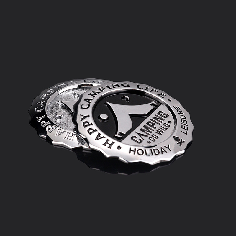 3D Camping Car Badge Alloy Met - Outdoor Camping Logo ulasan dan harga