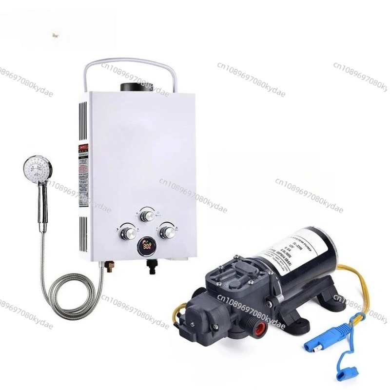 Portable LPG Water Heater - 12 - Outdoor Camping Hot Water Shower ulasan dan harga