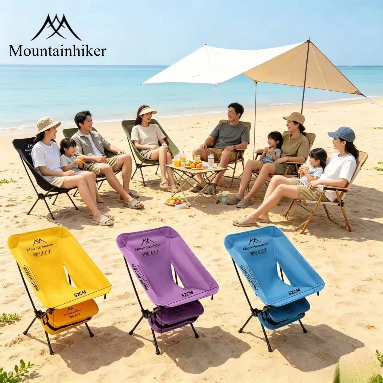 Ultra Light Folding Moon Chair - Outdoor Camping Hammock Chair ulasan dan harga