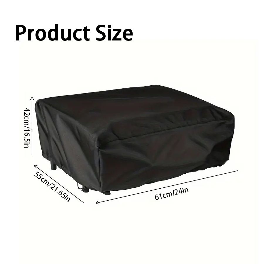 1pc Black Oven Protective Cove - Outdoor Camping Grill ulasan dan harga