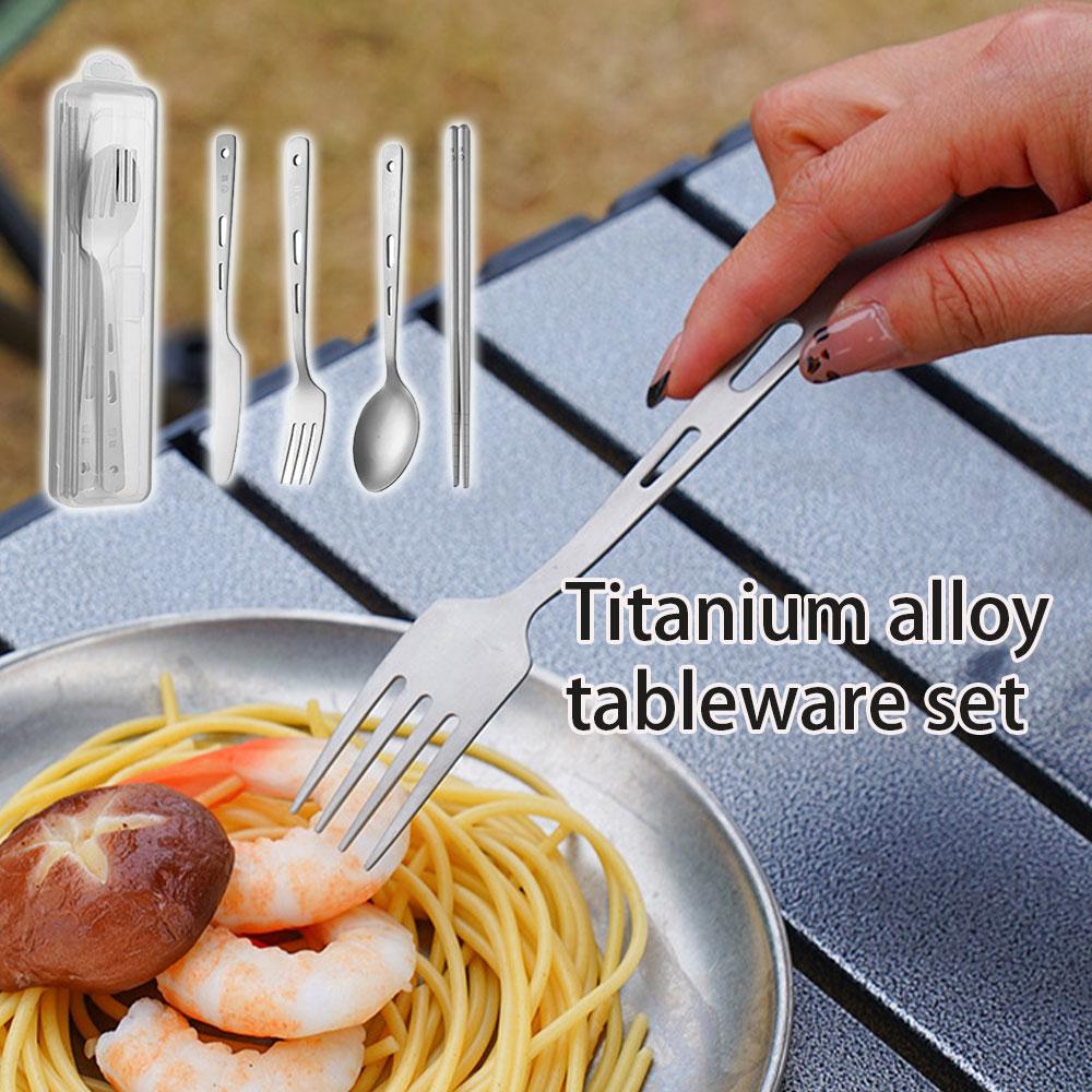 Titanium Long Handle Spoon Out - Outdoor Camping Glamping Share ulasan dan harga
