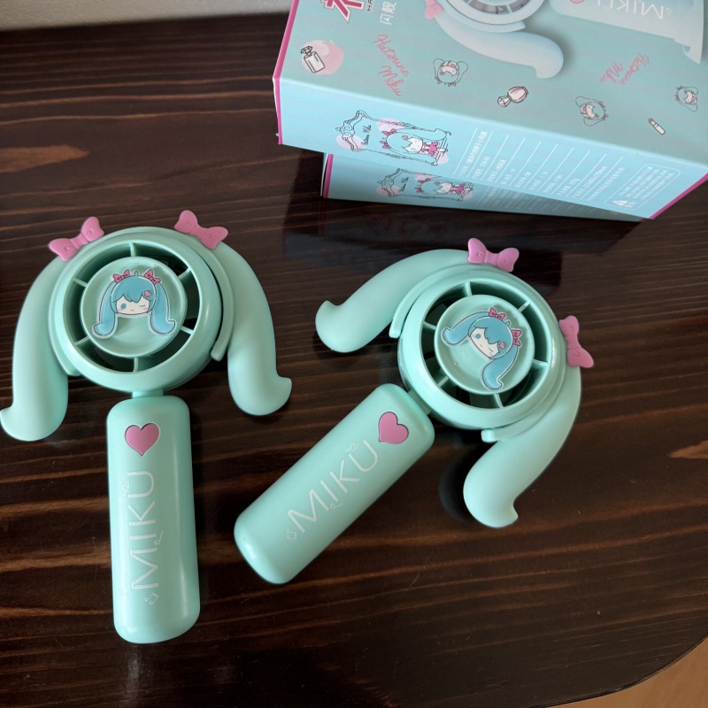 Hatsune Miku Mini Handheld Fan - Outdoor Camping Fan ulasan dan harga