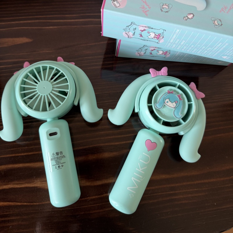 Hatsune Miku Mini Handheld Fan - Outdoor Camping Fan ulasan dan harga