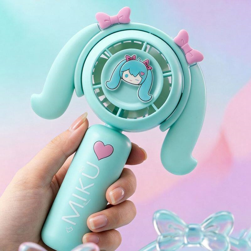 Hatsune Miku Mini Handheld Fan - Outdoor Camping Fan ulasan dan harga