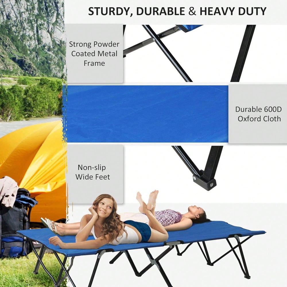 2 Person Folding Camping Cot F - Outdoor Camping Sleeping Bag ulasan dan harga