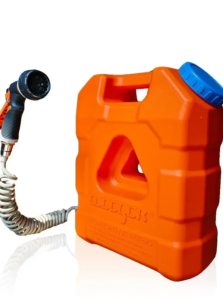 Roof water tank outdoor portab - Outdoor Camping Hot Water Shower ulasan dan harga