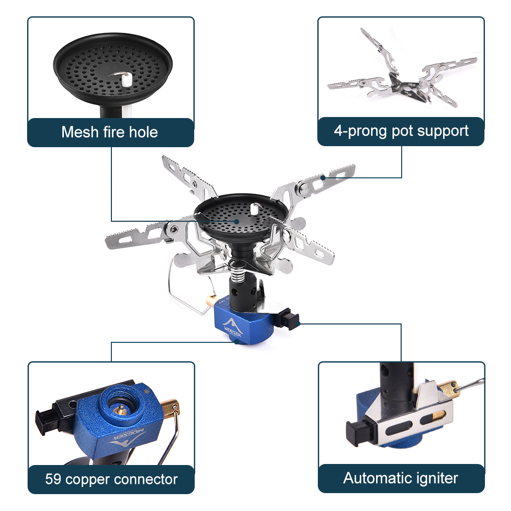 Outdoor Camping Gas Burner Out - Survival Kit ulasan dan harga
