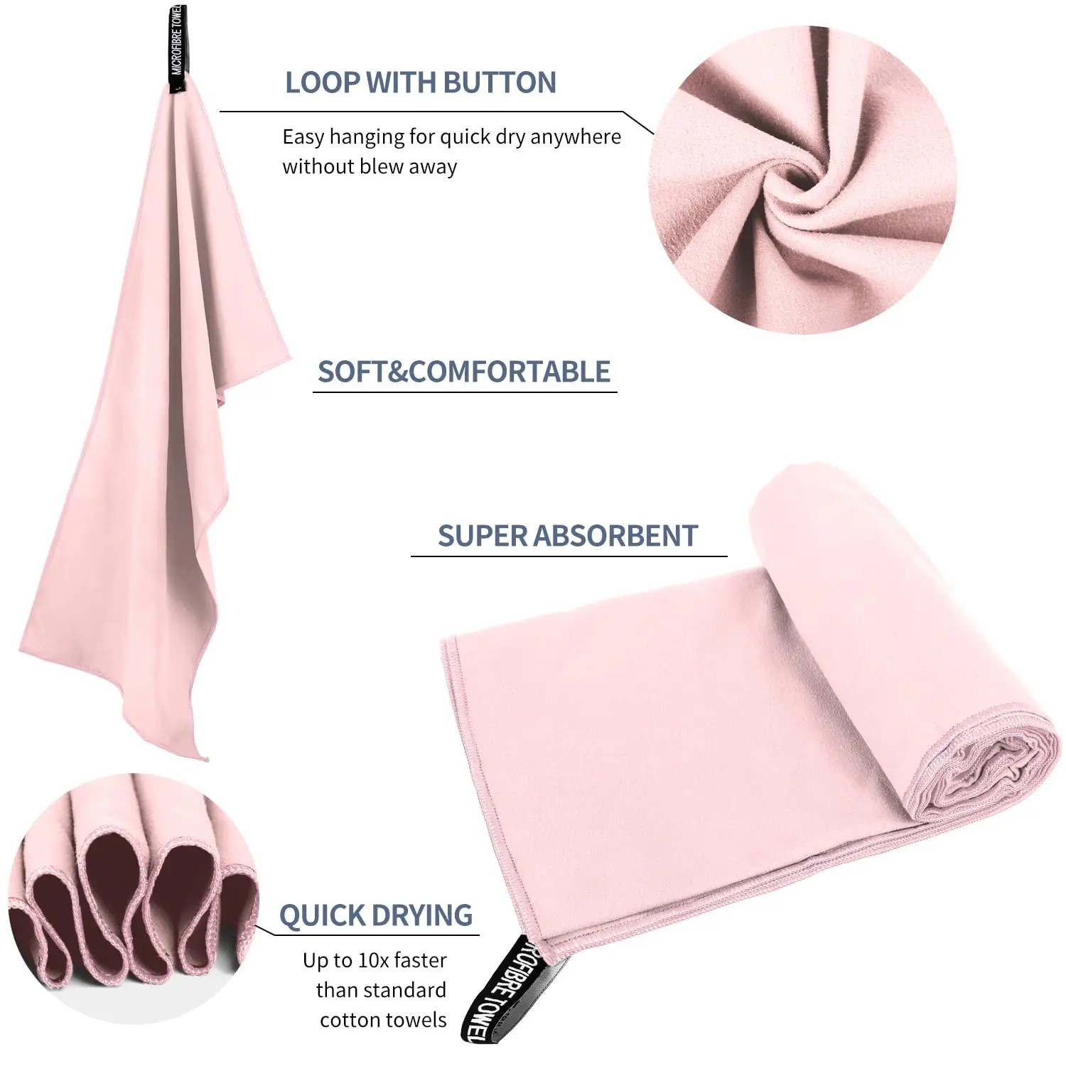 Microfiber Towel Perfect Trave - Camp Towel Microfiber ulasan dan harga
