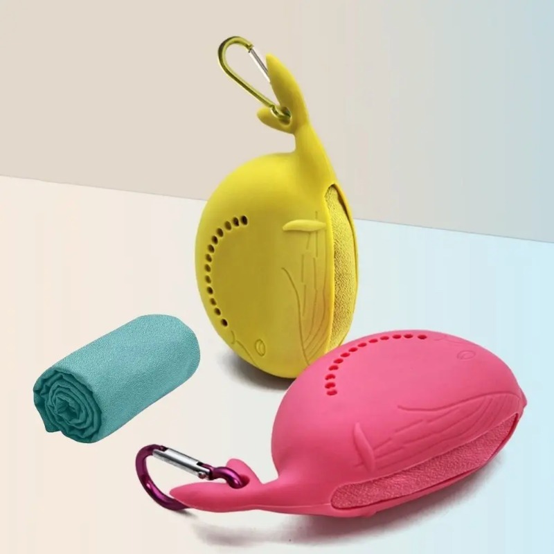Portable Silicone Case&Lightwe - Camp Towel Microfiber ulasan dan harga