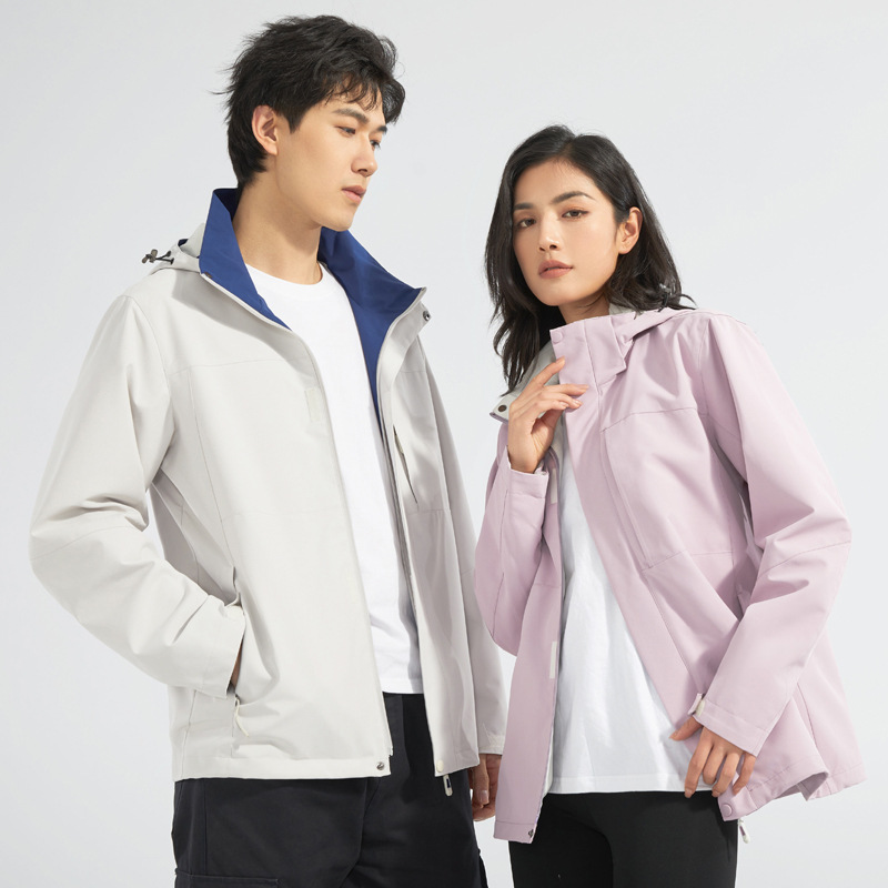 Men's jacket custom logo water - Outdoor Camping Logo ulasan dan harga